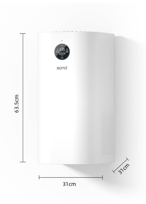 SOTO-BK100 Elite Wall-Mounted Top-Grade Air Purifier