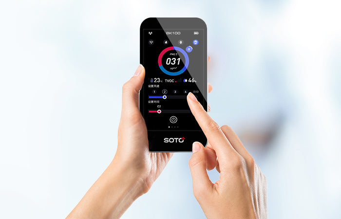 SOTO-BK100 Elite Wall-Mounted Top-Grade Air Purifier